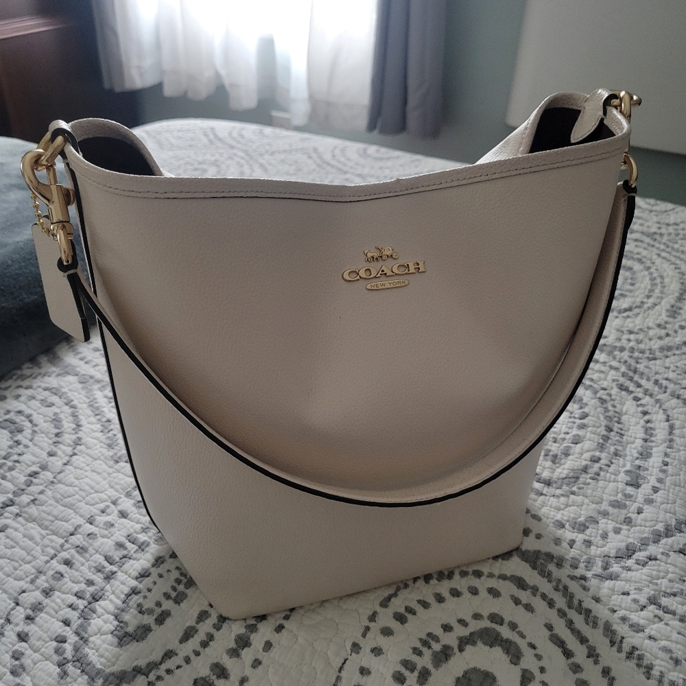 Baby Pink Coach Bucket Bag